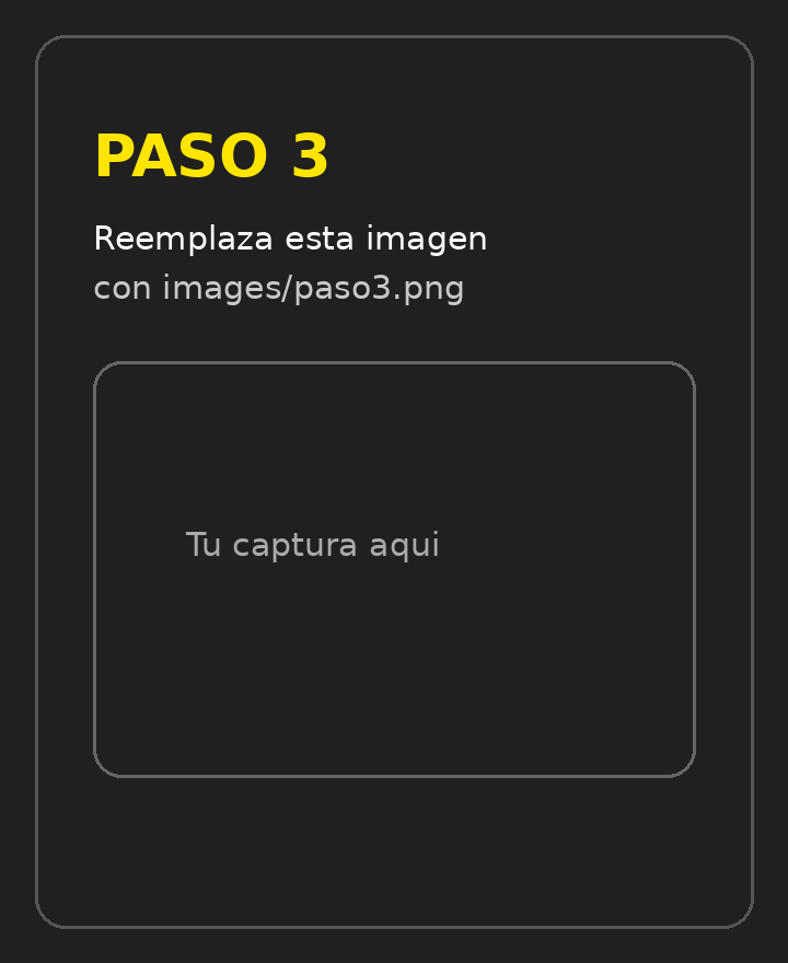 Paso 3: Autoriza la instalación